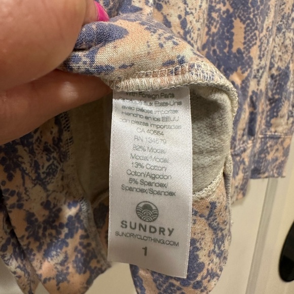 Sundry Python Tunic Sweatshirt - Picture 5 of 5